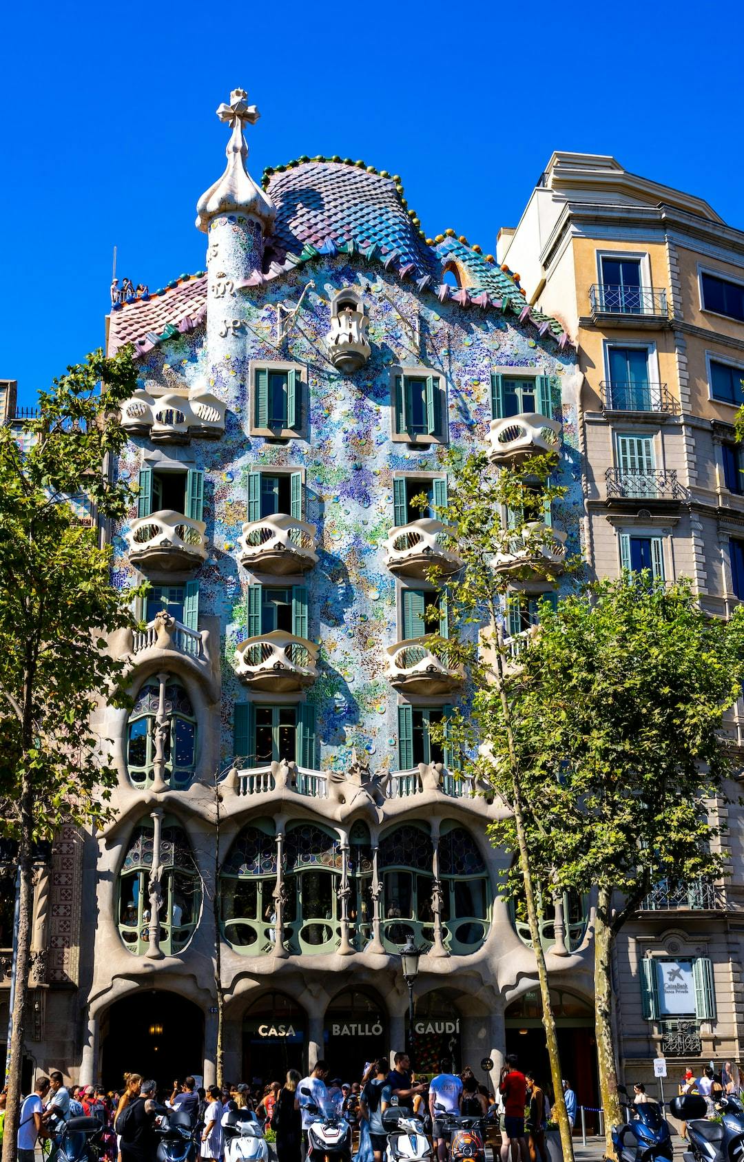 A Spanish Gaudi architecture illustration